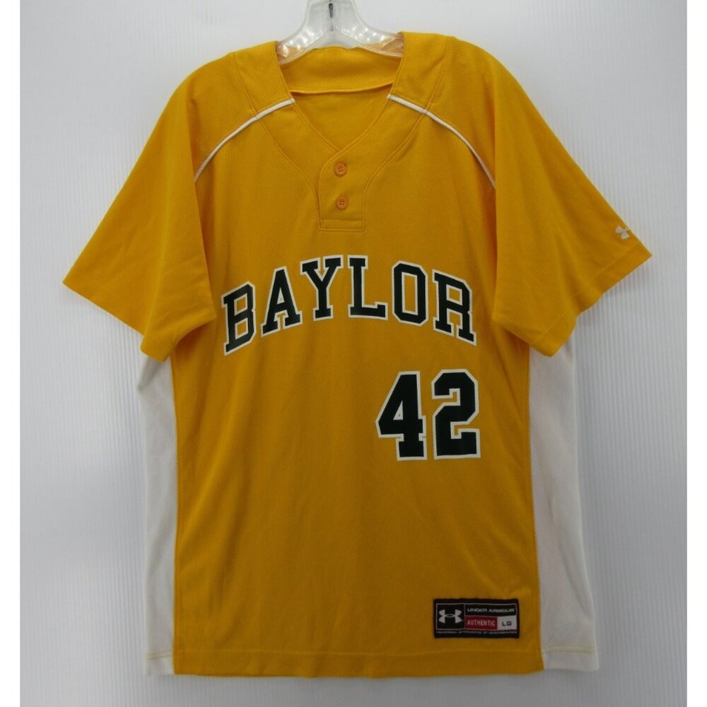 Baylor Bears Baseball Jersey Large Under Armour University Athletic *